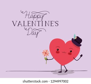 heart love kawaii character