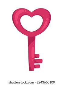 heart love key romantic icon