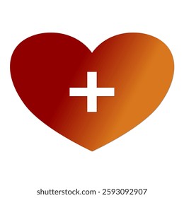 heart love life icon vector set health medical help charity support donation care sign illustration 2