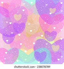 Heart love light vector graphic illustration design art