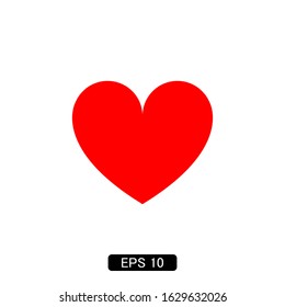 heart love like icon vector illustration logo template