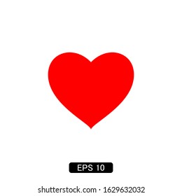 heart love like icon vector illustration logo template