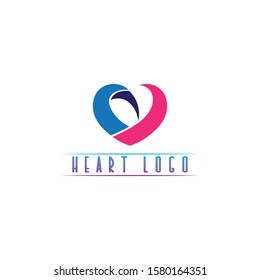 heart Love Logo and valentine day symbols Vector Template icons app