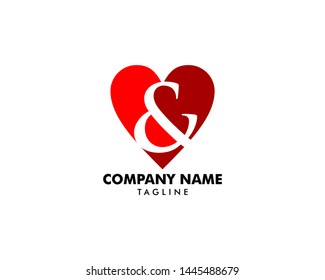 Heart Love Logo Vector Illustration