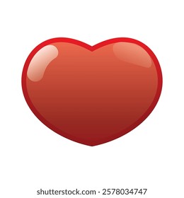 heart love red vector design
