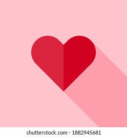 Heart love red vector graphics