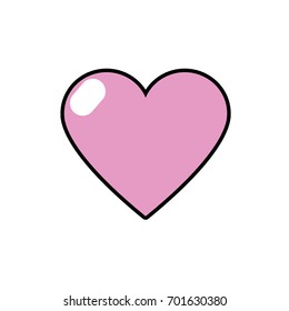 heart love and romance symbol design