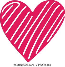 Heart, love, romance or valentine's day vector icon