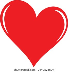 Heart, love, romance or valentine's day vector icon
