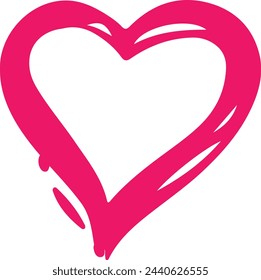 Heart, love, romance or valentine's day vector icon