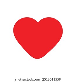 Heart, love, romance or valentine's day red heart. Heart vector icons. Artistic red heart love symbols isolated editable.