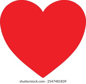Heart, love, romance or valentine's day red heart. Heart vector icons. Love symbols isolated