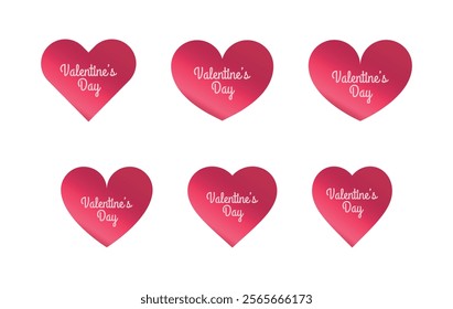 Heart, love, romance or valentine's day red heart. Heart vector icons.Flat design. Heart and love Vector illustration