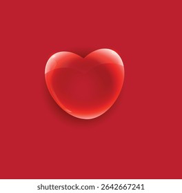 Heart, love, romance or valentine's day red heart. Heart vector icons. Artistic red heart love symbols isolated editable vector. Background illustration