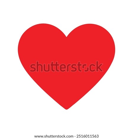 Heart, love, romance or valentine's day red heart. Heart vector icons. Artistic red heart love symbols isolated editable.