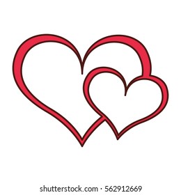 heart love romantic icon vector illustration design