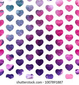 Heart Love Seamless Pattern Background Vector Illustration EPS10