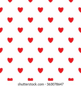 Heart Love Seamless Pattern Background Vector Illustration EPS10
