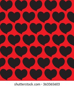 Heart Love Seamless Pattern Background Vector Illustration EPS10
