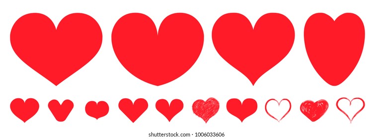 Heart love set red beauty cute nice
