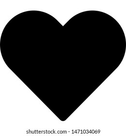 Heart or love shape isolated on a white background