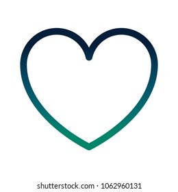 heart love shaped icon