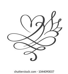 Heart love sign forever. Infinity Romantic symbol linked, join, passion and wedding. Template for t shirt, card, poster. Design flat element of valentine day. Vector illustration