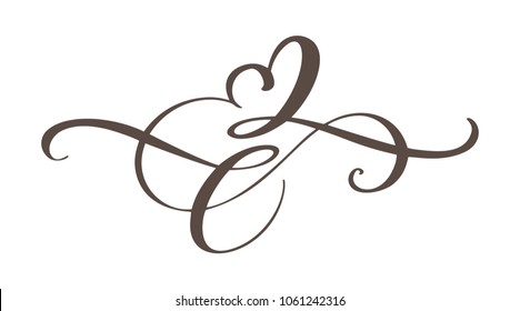 Heart love sign forever. Infinity Romantic symbol linked, join, passion and wedding. Template for t shirt, card, poster. Design flat element of valentine day. Vector illustration