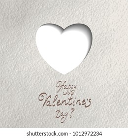 A heart, Love,  St. Valentines Day. Drawing by hand.