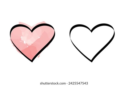 A heart. love. a symbol of love.