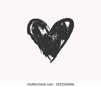 Heart love symbol design concept element vector. Valentine hearth design illustrator element for valentine day, gift, wedding, icon.