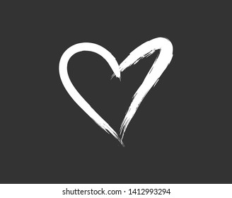 Heart love symbol design concept element vector. Valentine hearth design illustrator element for valentine day, gift, wedding, icon.