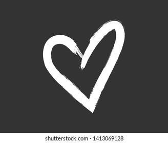 Heart love symbol design concept element vector. Valentine hearth design illustrator element for valentine day, gift, wedding, icon.