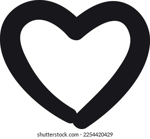 heart love symbol design concept element vector. Valentine hearth design illustrator element for valentine day, gift, wedding, icon.