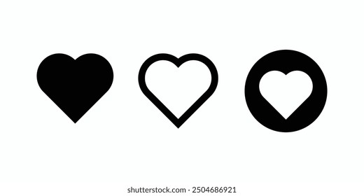 Heart, Love symbol, Heart vector, symbol, icon, illustration design, Love heart design.