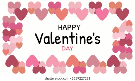 HEART, LOVE VALENTINES DAY BACKGROUND ILLUSTRATION DESIGN VECTOR GOOD FOR GREETING CARD, COVER DESIGN