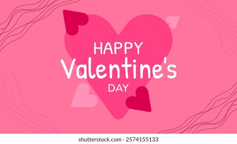 HEART, LOVE VALENTINES DAY BACKGROUND ILLUSTRATION DESIGN VECTOR GOOD FOR GREETING CARD, COVER DESIGN