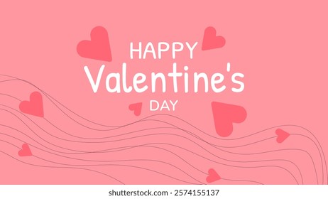 HEART, LOVE VALENTINES DAY BACKGROUND ILLUSTRATION DESIGN VECTOR GOOD FOR GREETING CARD, COVER DESIGN