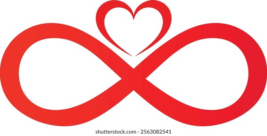 Heart, love valentine's day red heart vector art illustration