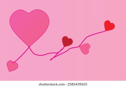 Heart, love, Valentine's design. Vector design