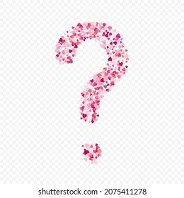 Herzliebe, Vektorhintergrund. Valentinrahmen. Rosa Herzen Konfetti. Gesenkte Liebessymbole. Zufällig fallende Herzform auf transparentem Hintergrund. Schöne Einladung, Grußkartenillustration.