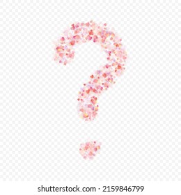 Fondo vectorial de amor cardíaco. Marco de San Valentín. Confeti de corazones rosados. Símbolos de amor dispersos. Forma cardíaca al azar sobre fondo transparente. Hermosa Invitación, Ilustración De Tarjeta De Saludo.