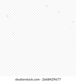 Fondo de Vector de amor de corazón. Marco de San Valentín. Confeti de corazones rosados. Símbolos de amor dispersos. Forma de corazón que cae al azar en fondo transparente. Hermosa invitación, ilustración de tarjeta de felicitación.
