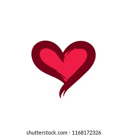 Heart love vector icon