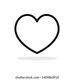 Heart Love Vector Icon Design Template