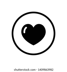 Heart Love Vector Icon Design Template