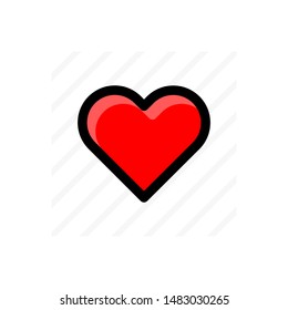 heart, love , vector icon symbol