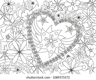 Heart, love, vector image