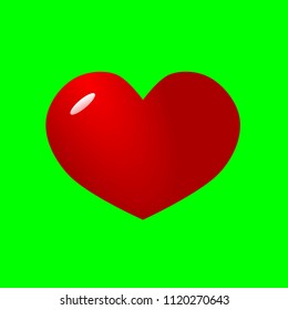 Heart love vector image