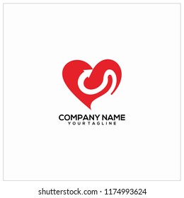 Heart Love Vector Template